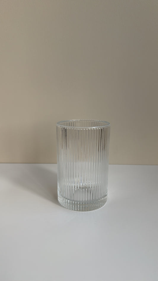 Ribbed glas