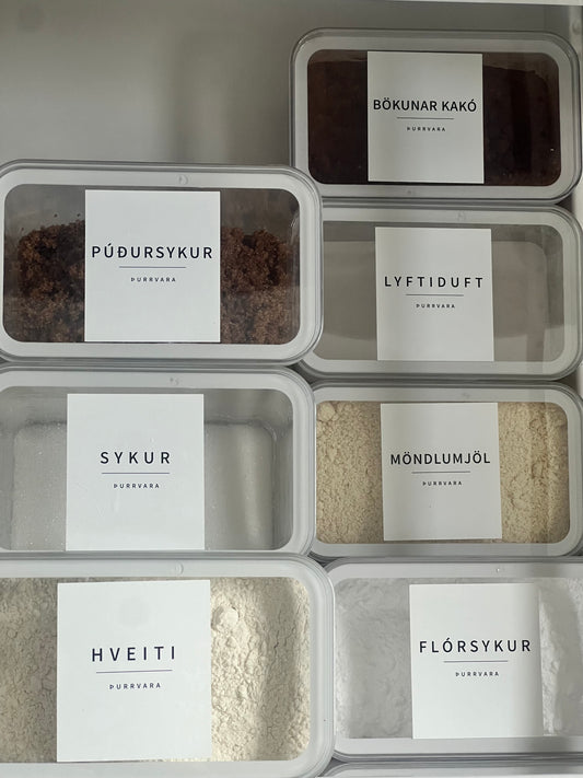 Þurrvörubox |  Þrjár stærðir