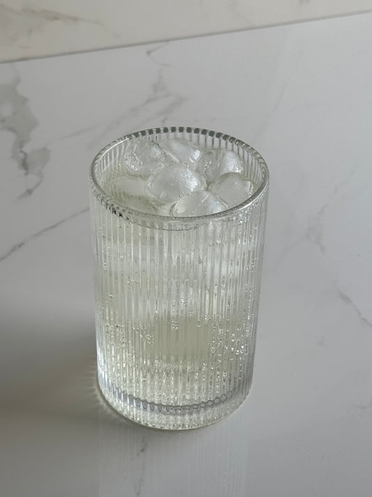 Ribbed glas